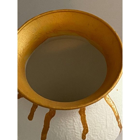 Home Décor Recycled Glass Vase Textured and Acryli - Picture 5 of 5